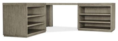 Hooker Furniture - Linville Falls Corner Desk with Two Open Desk Cabinets - 6150-10937-85 veiw 1