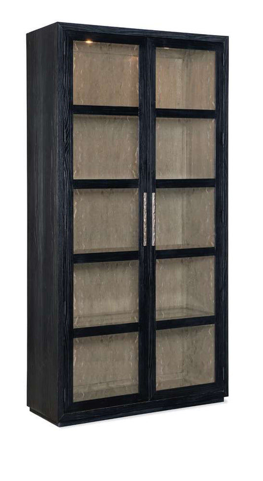 Hooker Furniture - Linville Falls Shou Sugi Ban Curio Cabinet - 6150-75906-99 veiw 1