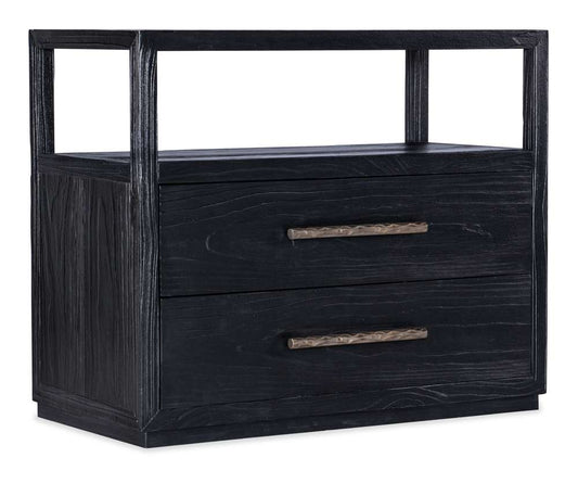 Hooker Furniture - Linville Falls Shou Sugi Ban Two Drawer Nightstand - 6150-90016-99 veiw 1