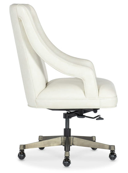 Hooker Furniture - Meira Executive Swivel Tilt Chair - White - EC210-001 view 4