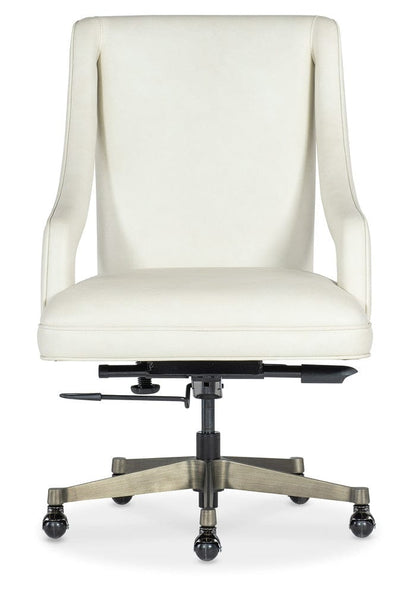 Hooker Furniture - Meira Executive Swivel Tilt Chair - White - EC210-001 view 5