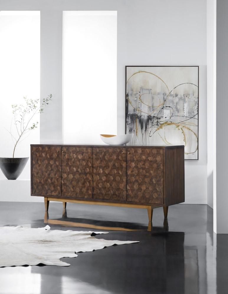 Hooker Furniture - Melange Alpine Four-Door Credenza - 638-85520-85 veiw 4
