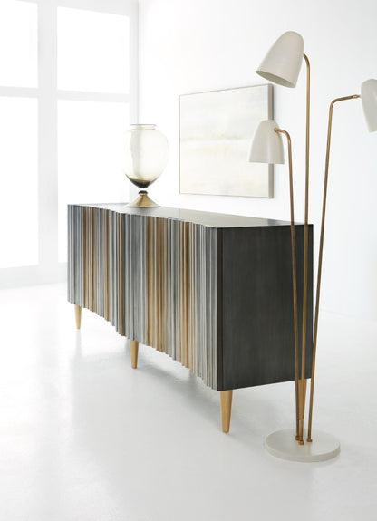 Hooker Furniture - Melange Apollo Credenza - 638-85435-MTL veiw 3
