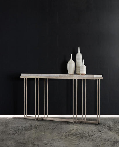 Hooker Furniture - Melange Blaire Console Table - 638-85327-WH veiw 1