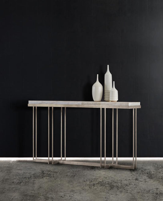 Hooker Furniture - Melange Blaire Console Table - 638-85327-WH veiw 1