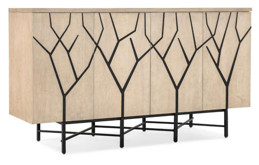 Hooker Furniture - Melange Branched Four Door Entertainment Credenza - 628-55042-05 veiw 1