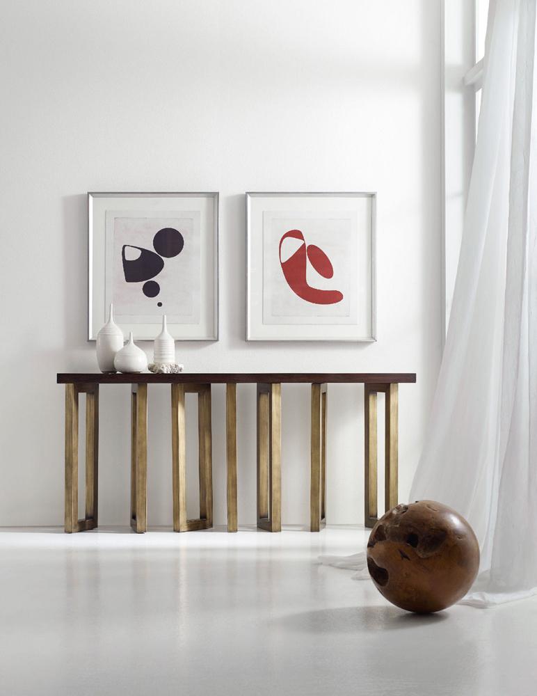 Hooker Furniture - Melange Connelly Hall Console - 638-85287-DKW veiw 1