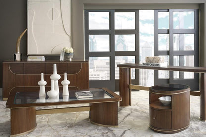 Hooker Furniture - Melange Contours Console - 628-85689-89 veiw 4