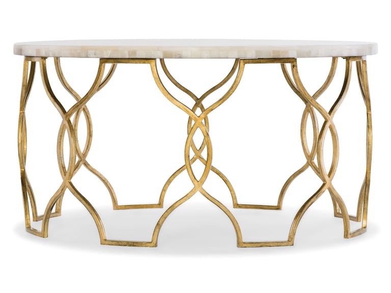 Hooker Furniture - Melange Corrina Cocktail Table - 638-50359-WH veiw 1