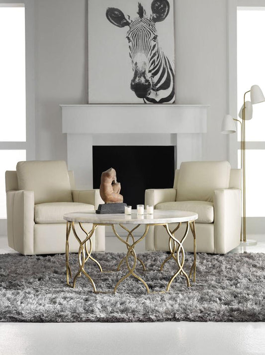 Hooker Furniture - Melange Corrina Cocktail Table - 638-50359-WH veiw 2