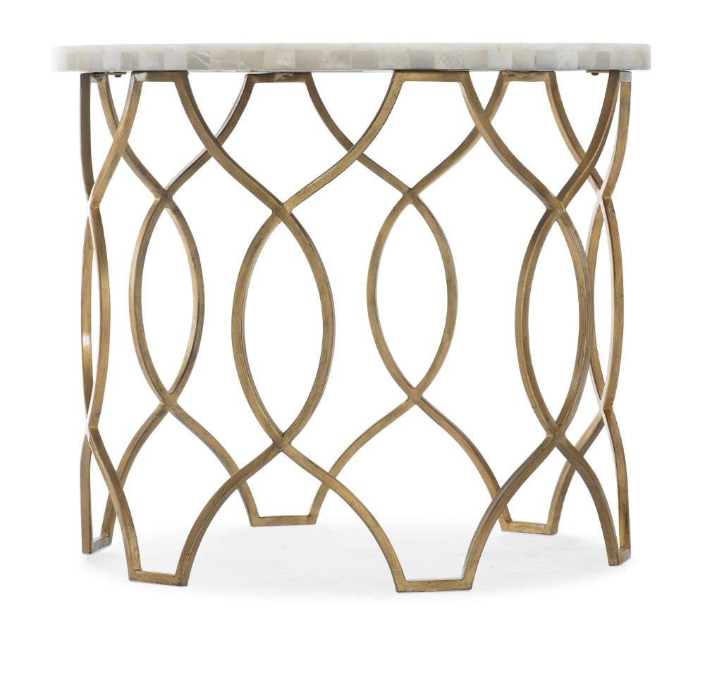 Hooker Furniture - Melange Corrina Round Lamp Table - 5952-80116-02 veiw 1
