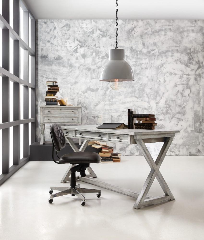 Hooker Furniture - Melange Dixon Writing Desk - 638-10019-GRY veiw 3