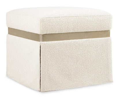 Hooker Furniture - Melange Dream Weaver Pouf in Beige - 628-50734-05 veiw 1