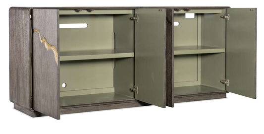 Hooker Furniture - Melange Fissured Entertainment Credenza - 628-55068-89 veiw 2