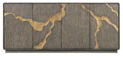 Hooker Furniture - Melange Fissured Entertainment Credenza - 628-55068-89 veiw 3