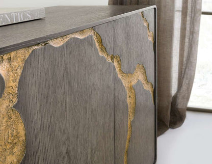 Hooker Furniture - Melange Fissured Entertainment Credenza - 628-55068-89 veiw 5