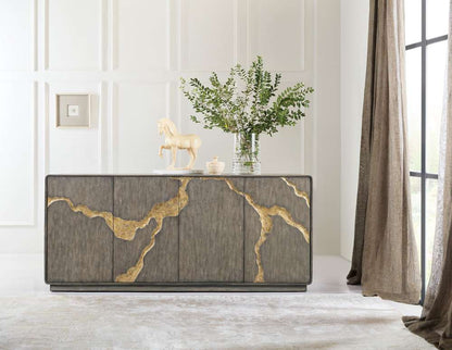 Hooker Furniture - Melange Fissured Entertainment Credenza - 628-55068-89 veiw 6