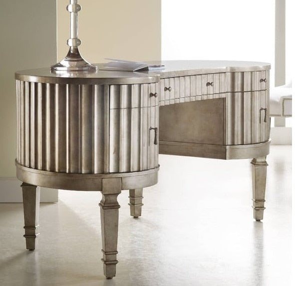 Hooker Furniture - Melange Fluted Kidney Desk - 638-10006 veiw 1