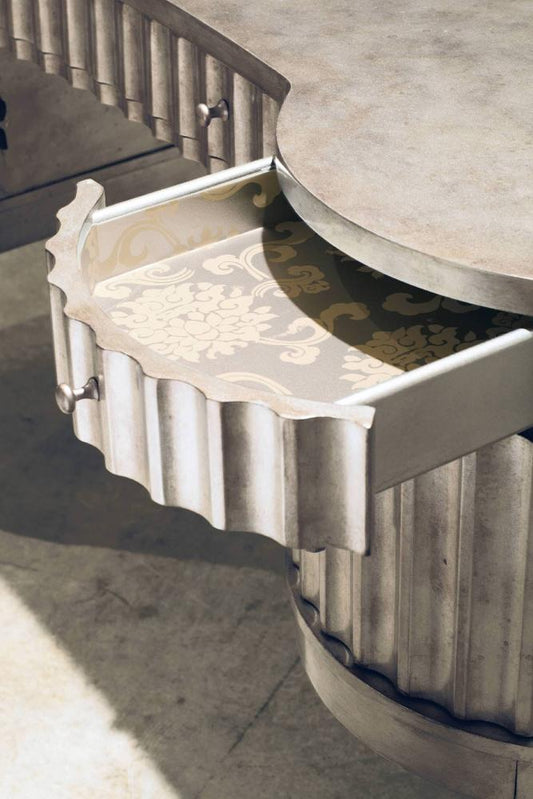 Hooker Furniture - Melange Fluted Kidney Desk - 638-10006 veiw 2