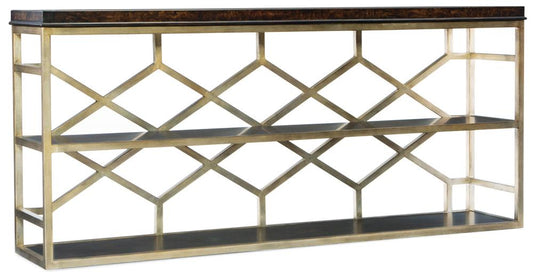Hooker Furniture - Melange Giles Console Table - 638-85290-DKW veiw 2