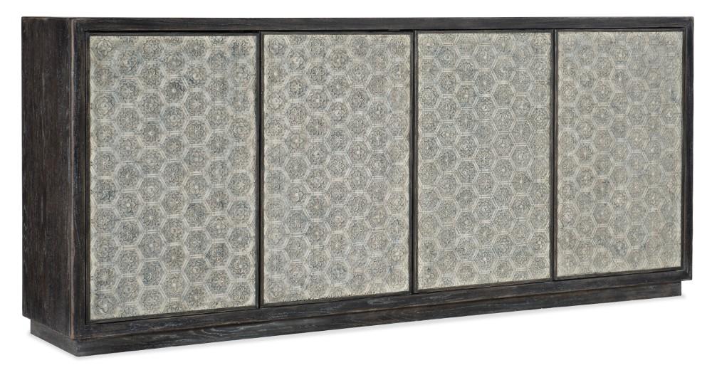 Hooker Furniture - Melange Greystone Four-Door Credenza - 638-85514-00 veiw 1