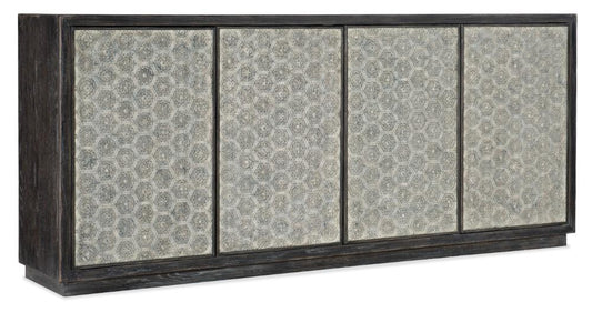 Hooker Furniture - Melange Greystone Four-Door Credenza - 638-85514-00 veiw 1