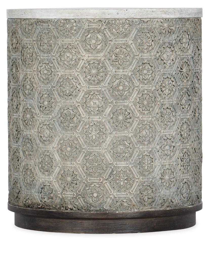 Hooker Furniture - Melange Greystone Round End Table - 638-80005-95 veiw 1