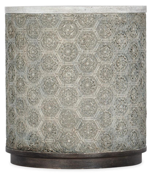 Hooker Furniture - Melange Greystone Round End Table - 638-80005-95 veiw 1