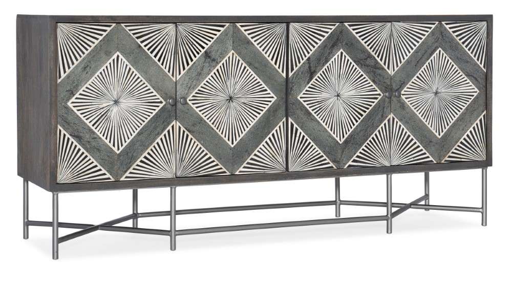 Hooker Furniture - Melange Hawthorne Four Door Credenza - 628-85122-98 veiw 1
