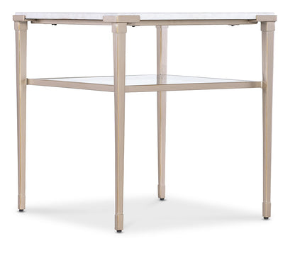 Hooker Furniture - Melange Jen End Table in Golds - 628-80590-00 veiw 1