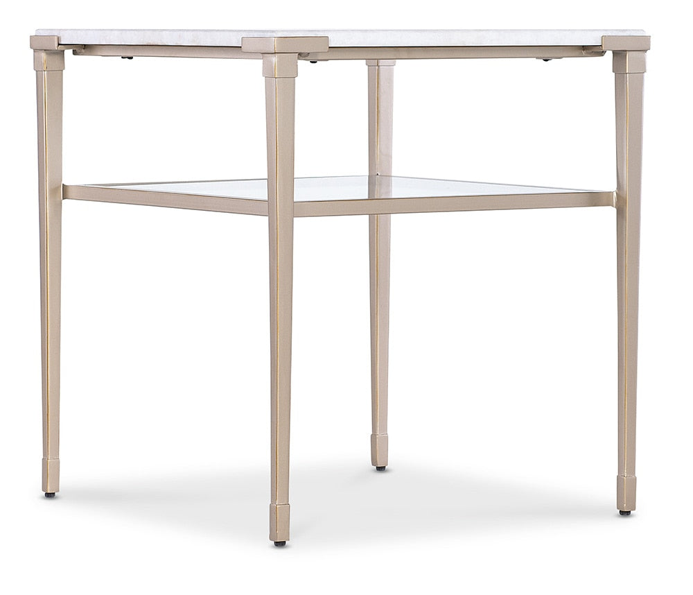Hooker Furniture - Melange Jen End Table in Golds - 628-80590-00 veiw 2