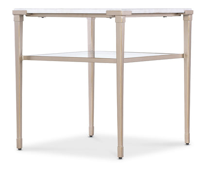 Hooker Furniture - Melange Jen End Table in Golds - 628-80590-00 veiw 3
