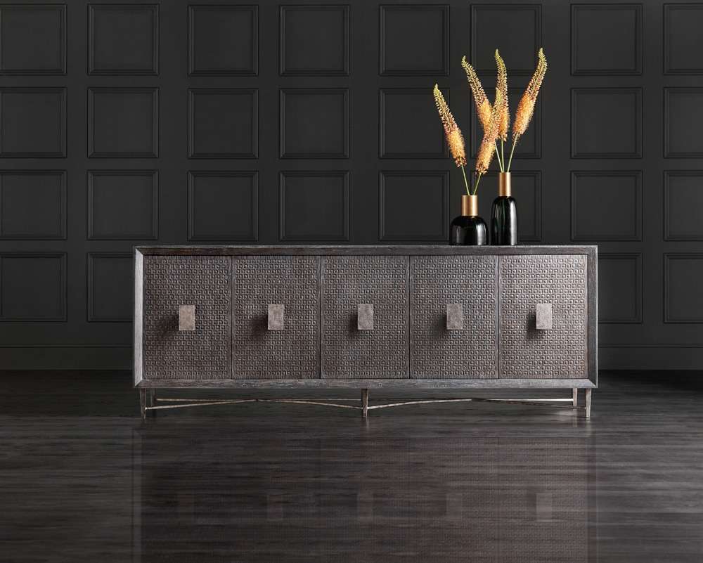 Hooker Furniture - Melange Keenan Five Door Credenza - 628-85106-96 veiw 4