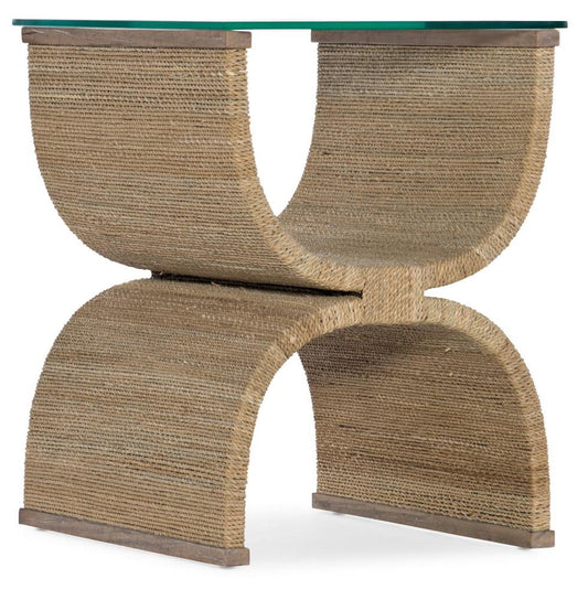 Hooker Furniture - Melange Lenny Woven End Table - 638-50513-80 veiw 1