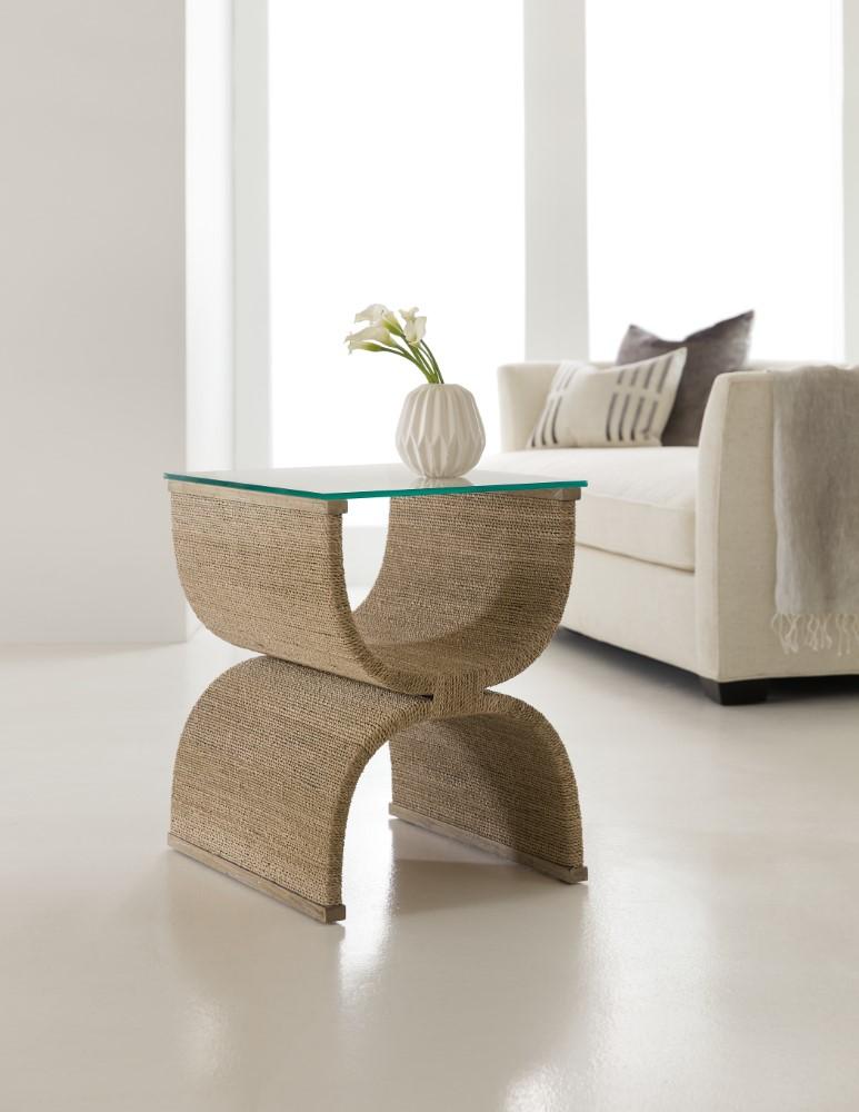 Hooker Furniture - Melange Lenny Woven End Table - 638-50513-80 veiw 2