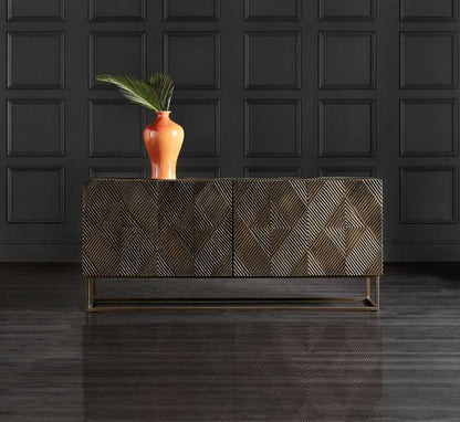 Hooker Furniture - Melange Marcellus Four Door Credenza - 628-85123-89 veiw 5