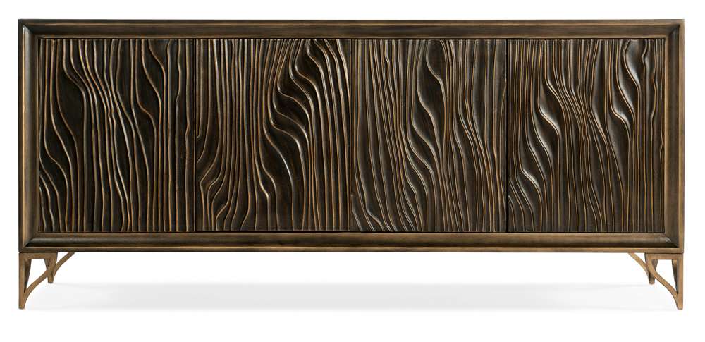 Hooker Furniture - Melange Mountgomery Four Door Credenza - 628-55005-87 veiw 3
