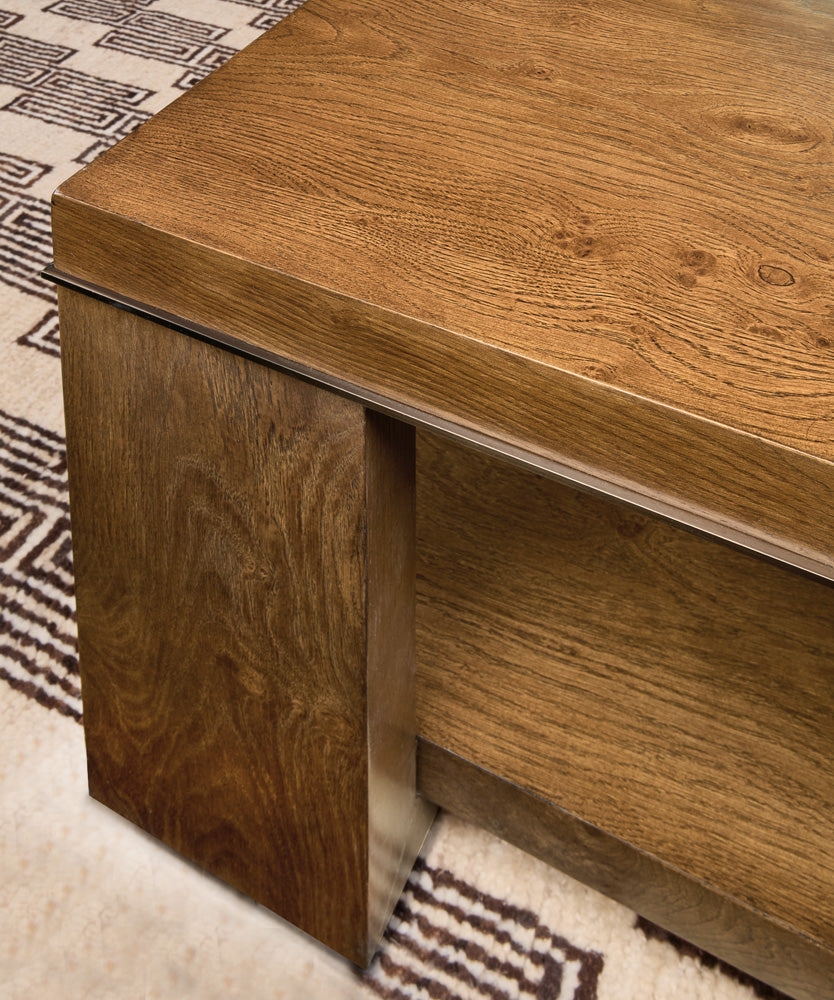 Hooker Furniture - Melange Mulholland Rectangle Cocktail Table - 628-80605-82 view 4