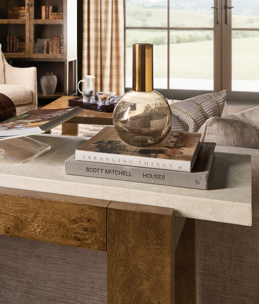 Hooker Furniture - Melange Mulholland Rectangle Cocktail Table - 628-80605-82 view 6