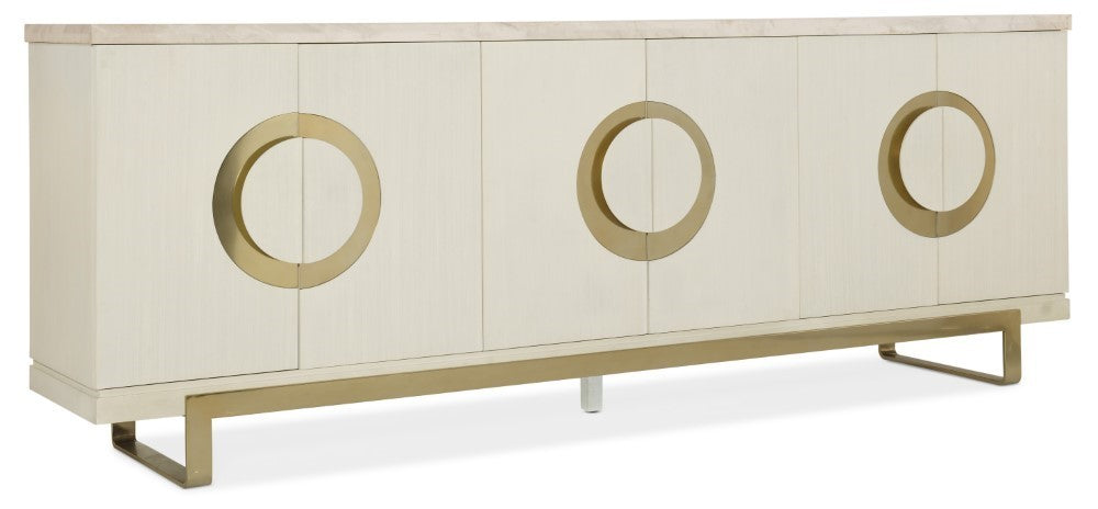 Hooker Furniture - Melange Noelle Credenza - 638-55021-WH veiw 1