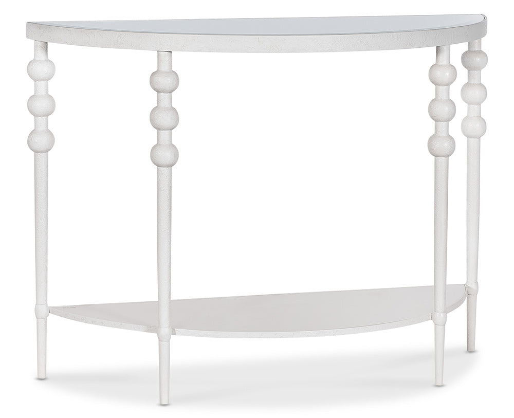 Hooker Furniture - Melange On the Bright Side Demilune Console - Whites/Creams/Beiges - 628-85739-02 view 2