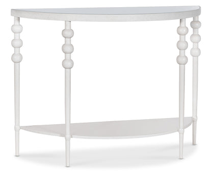 Hooker Furniture - Melange On the Bright Side Demilune Console - Whites/Creams/Beiges - 628-85739-02 view 2