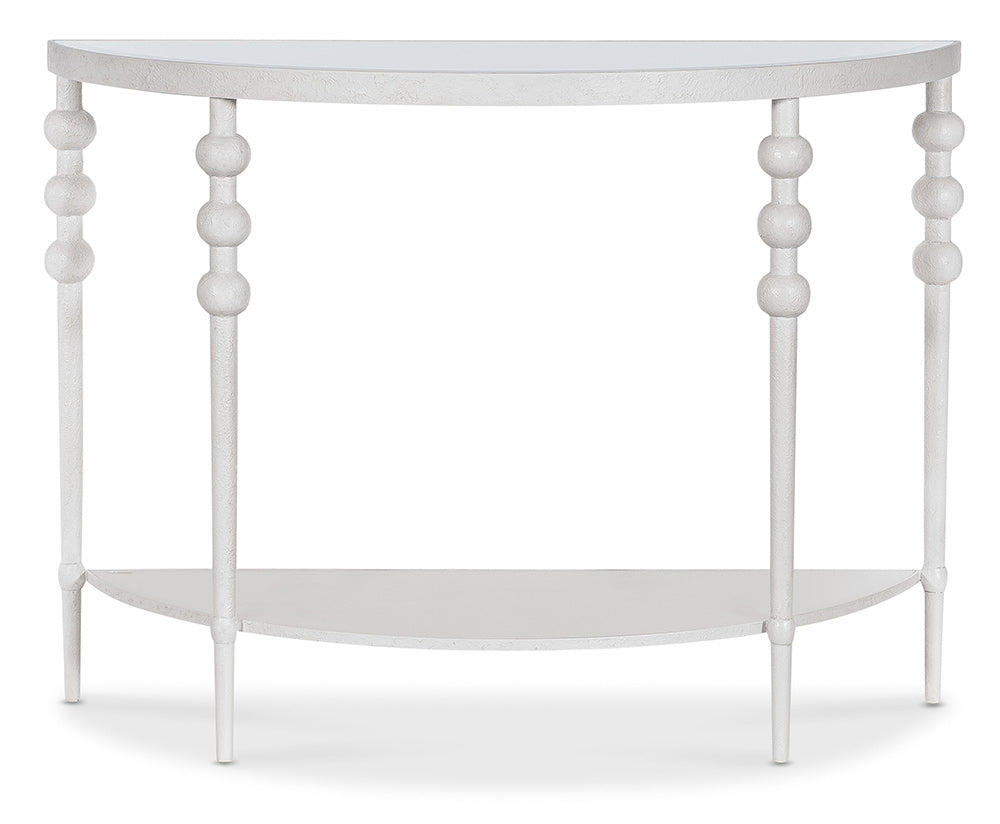 Hooker Furniture - Melange On the Bright Side Demilune Console - Whites/Creams/Beiges - 628-85739-02 view 3
