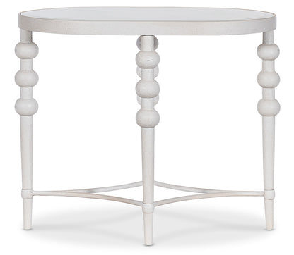 Hooker Furniture - Melange On the Bright Side Oval End Table - Whites/Creams/Beiges - 628-80580-02 view 3