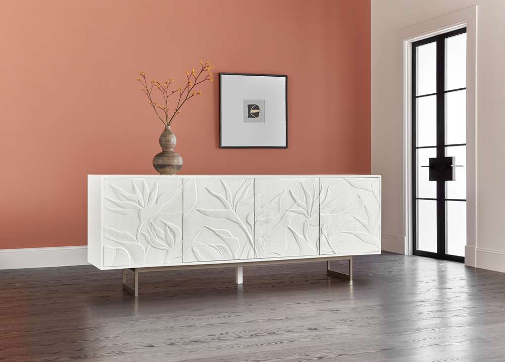 Hooker Furniture - Melange Passerine Four Door Credenza - 628-85631-02 veiw 3