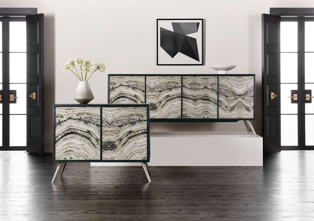 Hooker Furniture - Melange Rockee Four Door Credenza - 628-85647-98 veiw 2