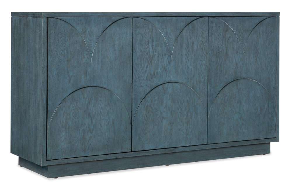 Hooker Furniture - Melange Round Valley Three Door Entertainment Credenza - 628-55052-45 veiw 1