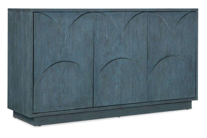 Hooker Furniture - Melange Round Valley Three Door Entertainment Credenza - 628-55052-45 veiw 1