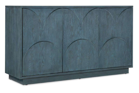 Hooker Furniture - Melange Round Valley Three Door Entertainment Credenza - 628-55052-45 veiw 1