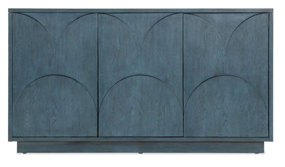 Hooker Furniture - Melange Round Valley Three Door Entertainment Credenza - 628-55052-45 veiw 3